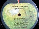 Beatles LP Yesterday…and Today Apple TOUGHEST Text and Font Typeset EXCELLENT