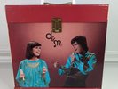 Donny and Marie Osmond vinyl record storage box 13.25x13