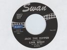 LINK WRAY . Jack the Ripper / The Black Widow  45rpm UNPLAYED  Sticker on Label