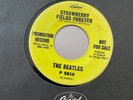 THE BEATLES 45 STRAWBERRY FIELDS FOREVER /PENNY LANE CAPITOL DJ COPY/ PROMO COPY