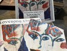 The Cure Rare 45 Single Unique numbered limited Lovesong Love Box Linen Print NM
