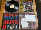 KISS-ALIVE II 1977 original NM- vinyl w/ TATTOOS BOOKLET MERCH  KEEL 1st press