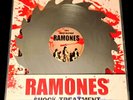 THE RAMONES - SHOCK TREATMENT - RARE 16 TRACK SAWBLADE SHAPED PICTURE DISC