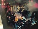 LP FROM KISS ALIVE  RARE BLUE LABEL AND SIGNED x4.