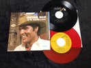 ELVIS PRESLEY 45 PROMO PB12158 GUITAR MAN RARE RED VINYL 2 RECORDS 1 PS HI GRADE