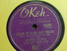 Rare Blues 78- Okeh 06265- The Death of Blind Boy Fuller- E/V++