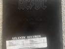AC/DC BACK IN BLACK LP PROMO TIMING STRIP ATLANTIC VG+ VINYL 1980