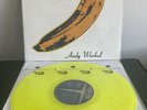 THE VELVET UNDERGROUND & NICO VG+ YELLOW VINYL W/HYPE STICKER