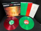 QUEEN KILLERS LIVE 2 LP SET GREEN & RED VINYLS