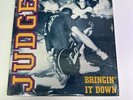 Bringin' It Down by Judge (Record, 1990) 1st Press, Purple Label / w/Insert