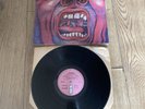 in the court of the crimson king pink Island 1st press vinyl record LP