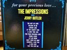 The Impressions Jerry Butler For Your Precious Love WHITE LABEL DJ  VJ OVAL LOGO
