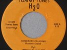 H3O TOMMY EVANS 45 Tommy Tunes Private Press 1977 Concrete Cruising/Street Punks