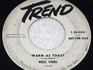 Russ Veers Warm As Toast / The Answer 1958 Rockabilly TREND 45 Promo T-30-010X