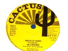 In Crowd - Back A Yard - CACTUS RECORDS - 1978 RELEASE - FIRST PRESS