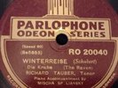 Richard Tauber - Winter - 78 Rpm