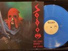 SODOM / HELLHAMMER Split: In The Sign Of Evil / Apocalyptic Raids  Blue LP /Mint