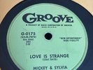 DOOWOP Groove 78 RPM Mickey & Sylvia - Love Is Strange 0175 E-