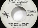 VERONICA 45 Why Don't They Let Us Fall in Love PHIL SPECTOR girl group   Sw 203