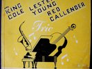 LESTER YOUNG TRIO dg '53 Aladdin 10-inch RED VINYL lp King Cole Red Callender