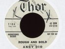 Rockabilly 45 - Andy Dio - Rough and Bold on Thor Promo