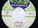 BILL BODAFORD & THE ROCKETS  - LITTLE GIRL / TEARDROPS - ROCKABILLY 45