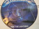 VINYL ROCK METALLICA PICTURE DISC RIDE THE LIGHTNING LIMITED MFN27P BRITISH CUT