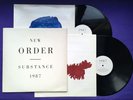 New Order Substance 1987 Double Vinyl LP 1st Press Embossed Album Factory 200 VG