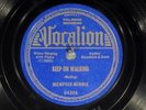 78 RPM -- Memphis Minnie, Vocalion 04356, E Blues