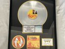Hanson - Middle of Nowhere - Platinum Album Award - RIAA Certified  
