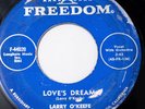 Larry O'Keefe Rockabilly 45 A Love's Dream bw Ain't-A That Somethin' on Freedom