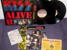 KISS Alive II 2-LP Orig Casablanca NBLP-7076-2 Book+ORDER FORM+TATTOO SHEET NM-