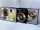 Michael Jackson - BILLIE JEAN / BEAT IT / SCREAM - 24 Karat Gold Plated Records