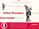 PHILIPS  MINIGROOVE - HASKIL GRUMIAUX / MOZART VIOLIN SONATAS KV 454 526 EX+