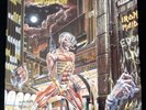 IRON MAIDEN somewhere in time EMI 1986 LP +INNER + MERCHANDISE SHEET - ORIGINAL