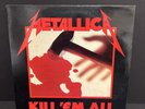 Metallica Kill 'Em All LP Megaforce Records MRI069 1983 Vinyl Skips Scratched