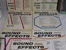 (8) Sound Effects Volume 1,2,3,4,5,7,8,9 Audio Fidelity, LPDFS 1960's sample