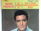 ELVIS PRESLEY 45 447-0618 ALL SHOOK UP RARE DOG ON SIDE GOLD STANDARD VG+