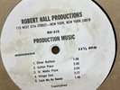 LIBRARY Production Music LP Robert Hall Productions RH-212/213 Beats Moog Funk