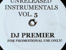 DJ PREMIER UNRELEASED INSTRUMENTALS VOL 5 LP HIPHOP FUNK BREAK 12