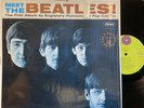 MEET THE BEATLES 1964 CAPITOL RECORDS ST 2047 VINYL  GREEN LABEL BEATLES SHRINK