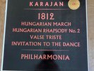 TCHAIKOVSKY 1812  Von Karajan Columbia Blue/Silver SAX 2302 Near Mint