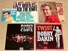 BOBBY DARIN LP's:BobbyDarin Story-SIGNED+ 45/For TeenagersOnly/At The Copa/Twist
