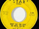 HOLLY MAXWELL Don't Say You Love Me Until You Do Star Northern Soul RARE 45 HEAR