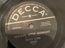 PATSY CLINE-WALKING AFTER MIDNIGHT-78 RPM- SHELLAC-10