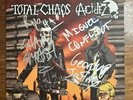 TOTAL CHAOS Acidez 7” 33.3 RPM Gray Vinyl Rare Signed Revolution Has No Borders