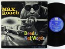 Max Roach - Deeds, Not Words LP - Riverside - RLP 12-280 Mono DG VG+