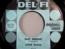 HEAR IT 50's Inst. Rocker 45 rpm Arvee Allens (Ritchie Valens) Fast Freight 1959