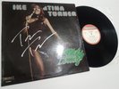 TINA TURNER autograph vinyl first press BLACK BEAUTY signed live concert PARIS