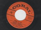 ROCKABILLY 45 -  JOHNNY BURNETTE TRIO  - TEAR IT UP  -  HEAR - 1956 CORAL